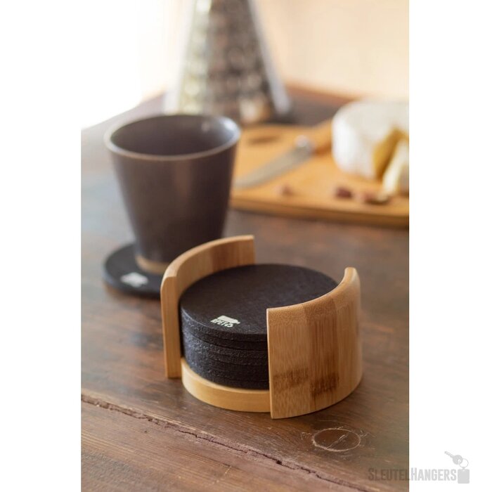 Rpet Onderzetter Set Zwart