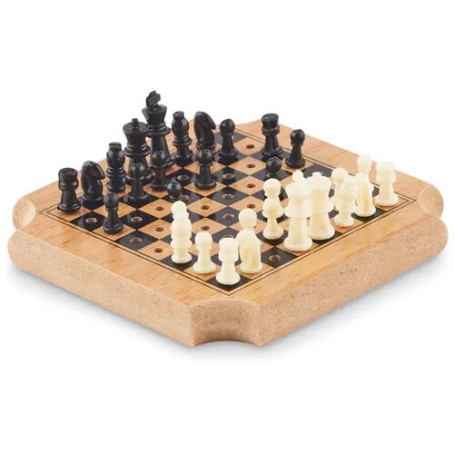 Set onderzetters met spellen Bruin