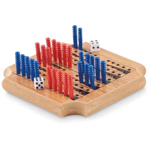 Set onderzetters met spellen Bruin