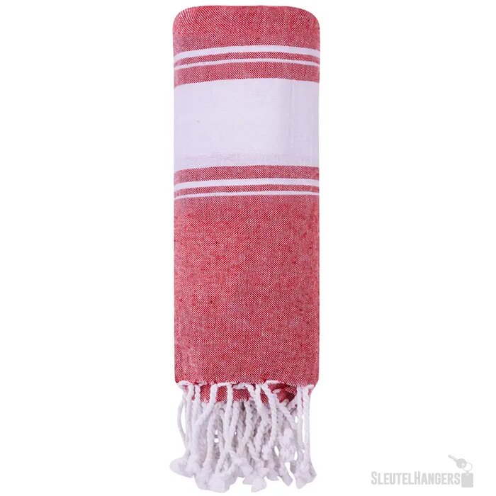 Strandlaken Met Rafels (180 X 90 Cm) Rood