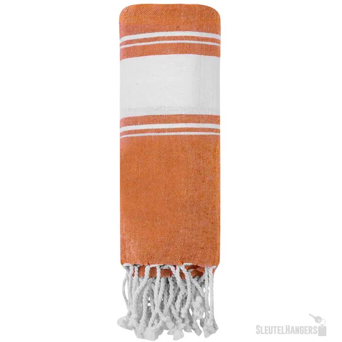 Strandlaken Met Rafels (180 X 90 Cm) Oranje