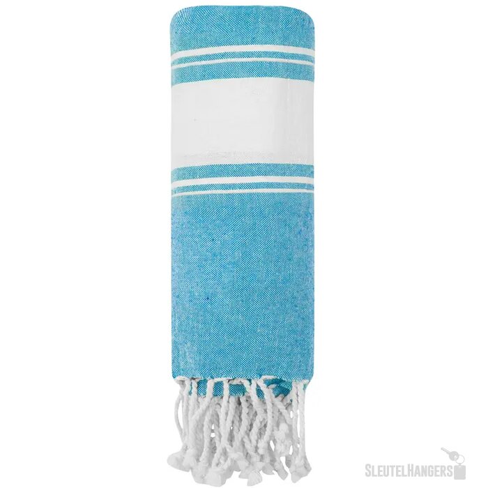 Strandlaken Met Rafels (180 X 90 Cm) Lichtblauw