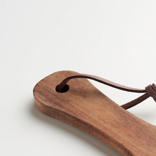 Borrelplank met handvat Bruin