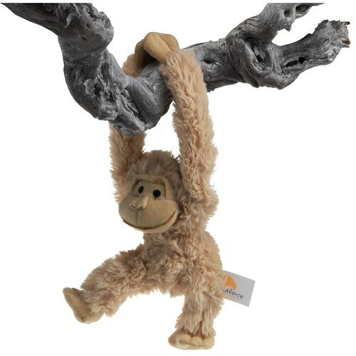 Gorilla Knuffel Met Klittenband Kaki