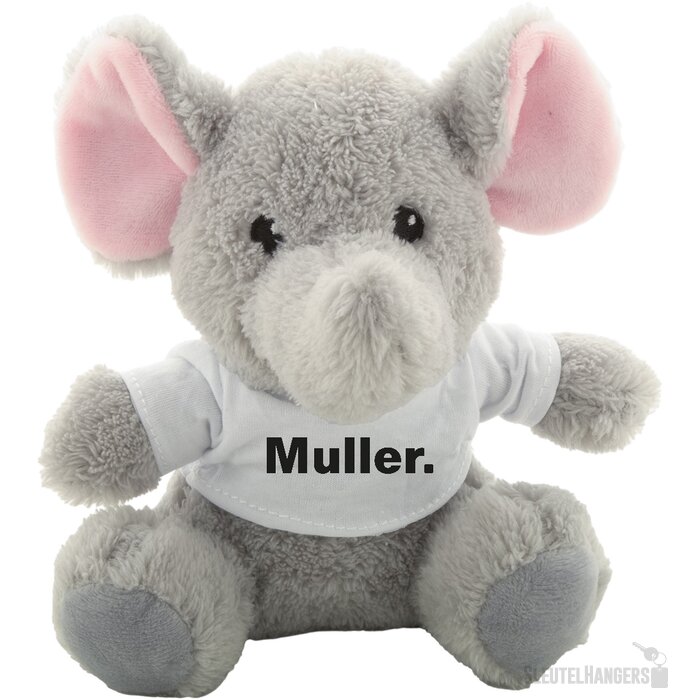 Rpet Pluche Olifant Grijs