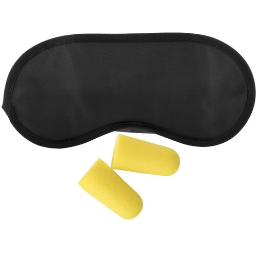 Slaapmasker Met Oordopjes Zwart