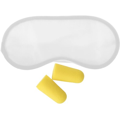 Slaapmasker Met Oordopjes Wit