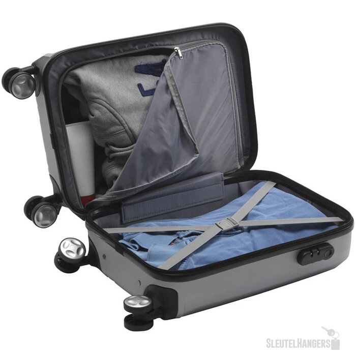 Trendy Lichtgewicht Trolley Grijs