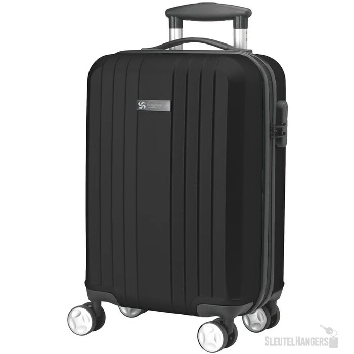 Trendy Lichtgewicht Trolley Zwart