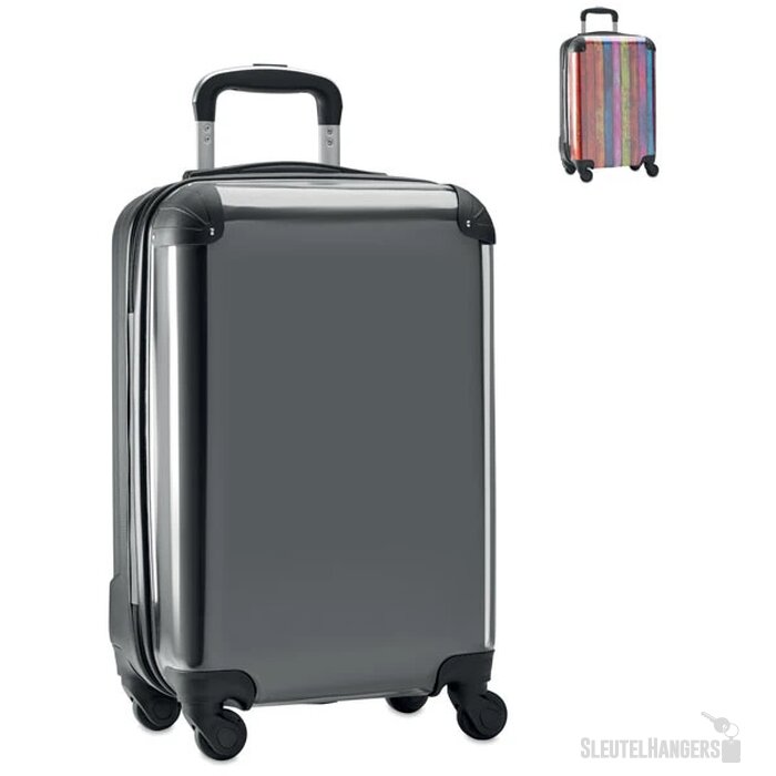 Luxe trolley met cijferslot Zwart