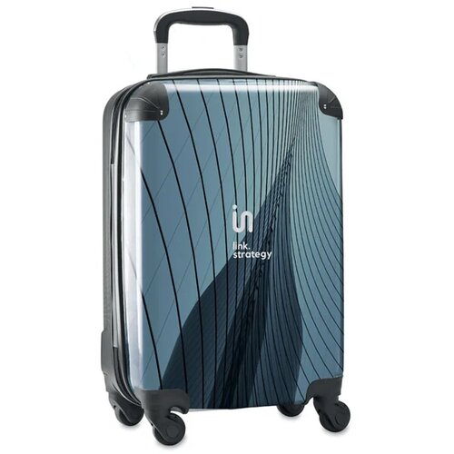 Luxe trolley met cijferslot Zwart