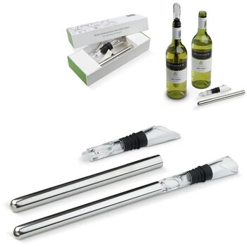 Wijnkoeler stick Zilver
