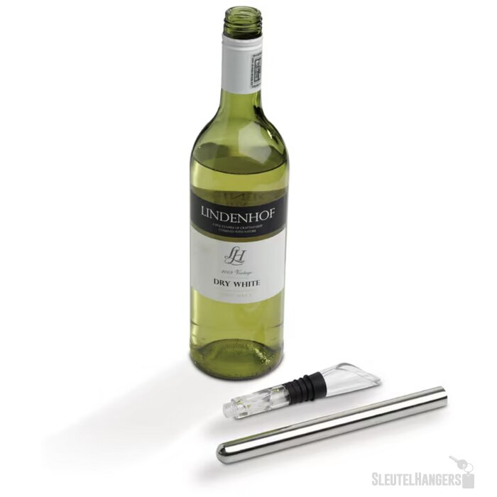 Wijnkoeler stick Zilver