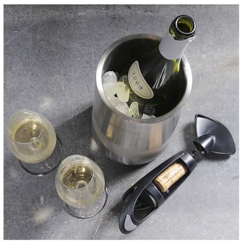 Gerecycled Rvs Wijnkoeler Zilver