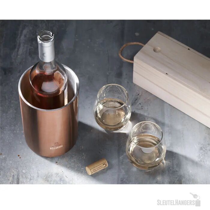 Gerecycled Rvs Wijnkoeler Bruin