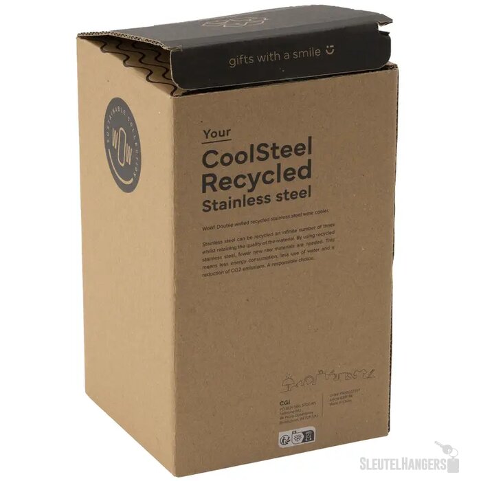 Gerecycled Rvs Wijnkoeler Zwart