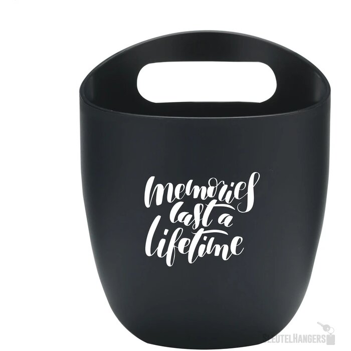 Ice Bucket 2,5L Wijnkoeler Zwart