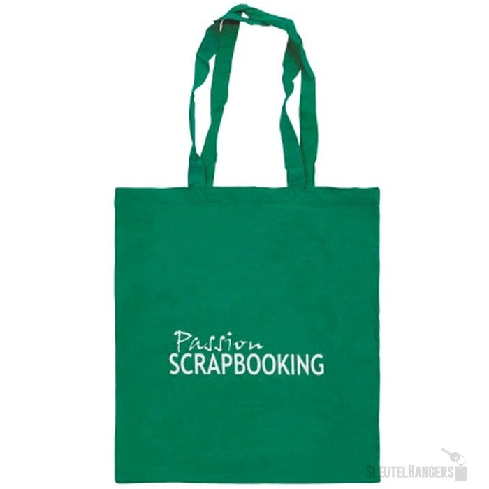 Gekleurde tote bag Groen