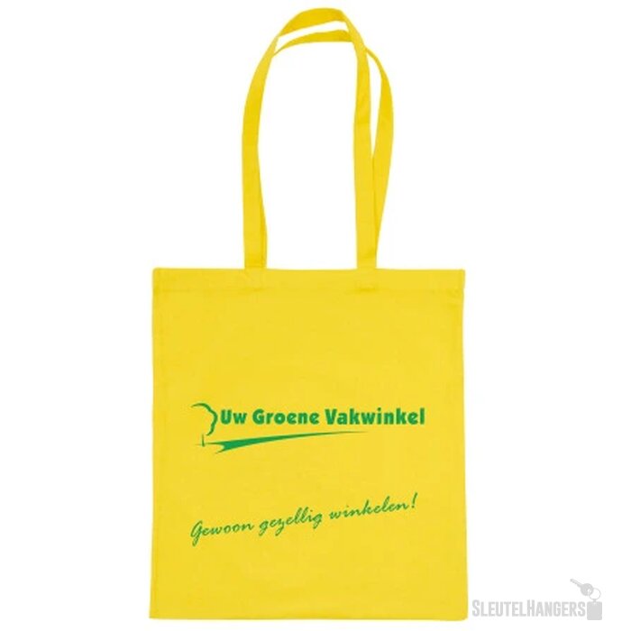Gekleurde tote bag Geel