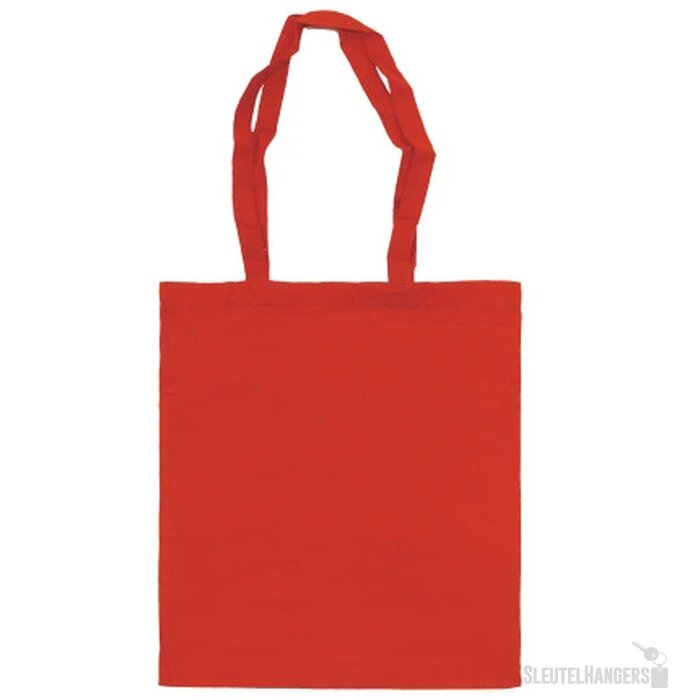 Gekleurde tote bag Rood