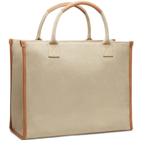 VINGA Bosler RCS recycled canvas office draagtas beige