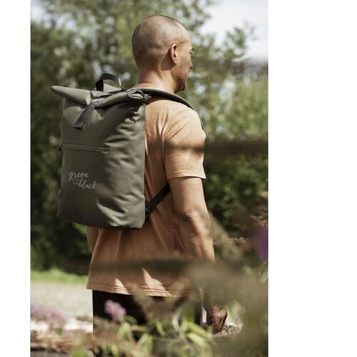 Lennon Roll-Top Recycled Pu Backpack Rugzak