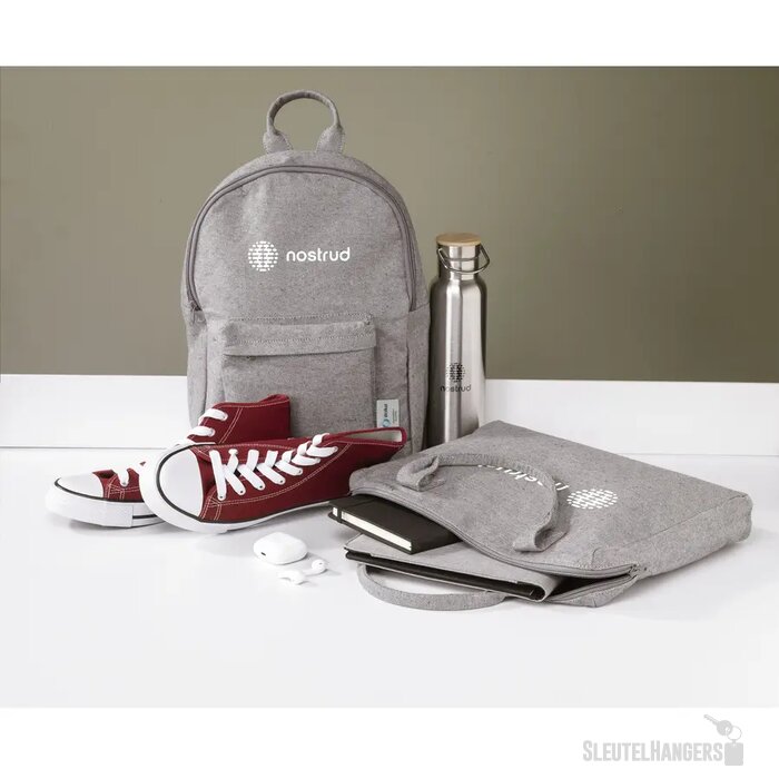 Wolkat Casablanca 15,6 Inch Recycled Textile Laptop Bag Grijs