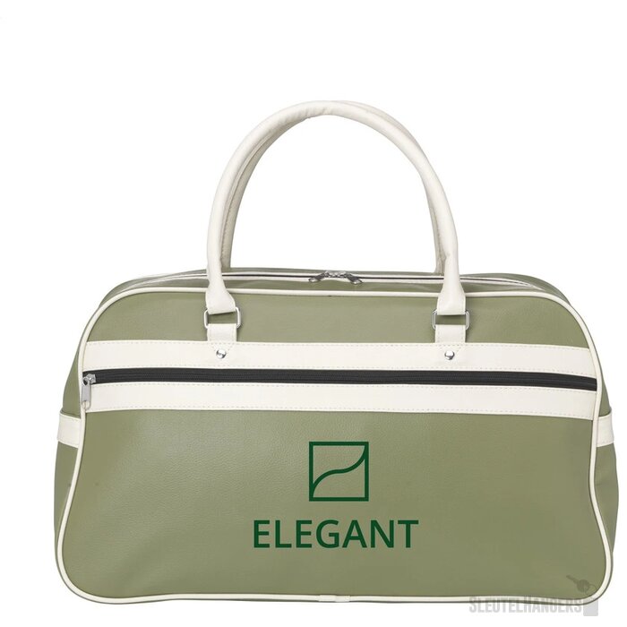 Retrosport Sporttas Groen/Beige