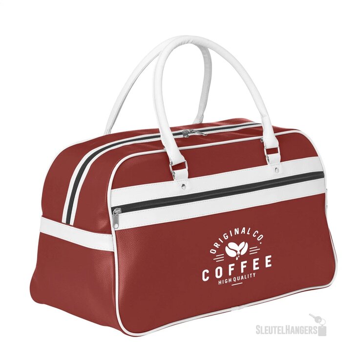 Retrosport Sporttas Rood/Wit