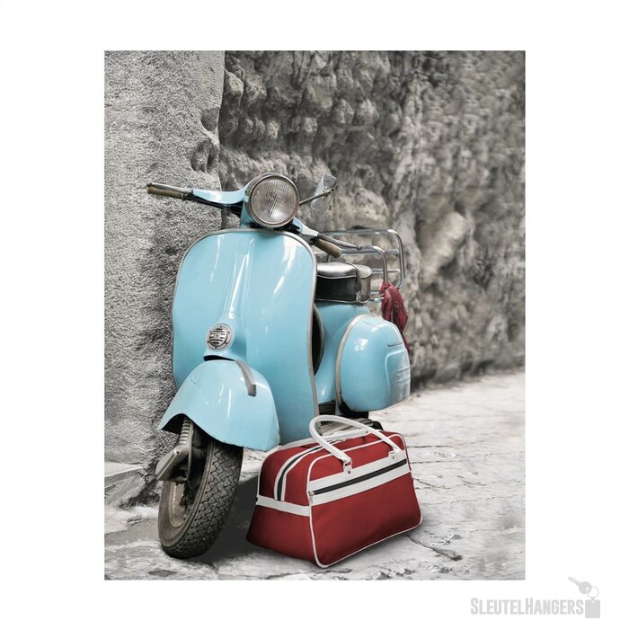 Retrosport Sporttas Rood/Wit