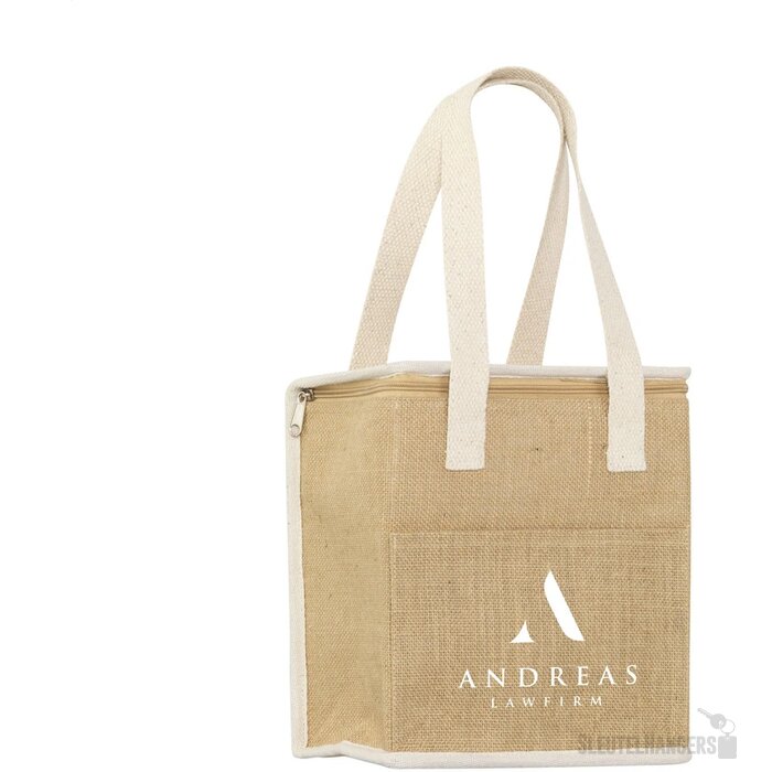 Duurzame Koeltas Van Jute/Katoen Naturel