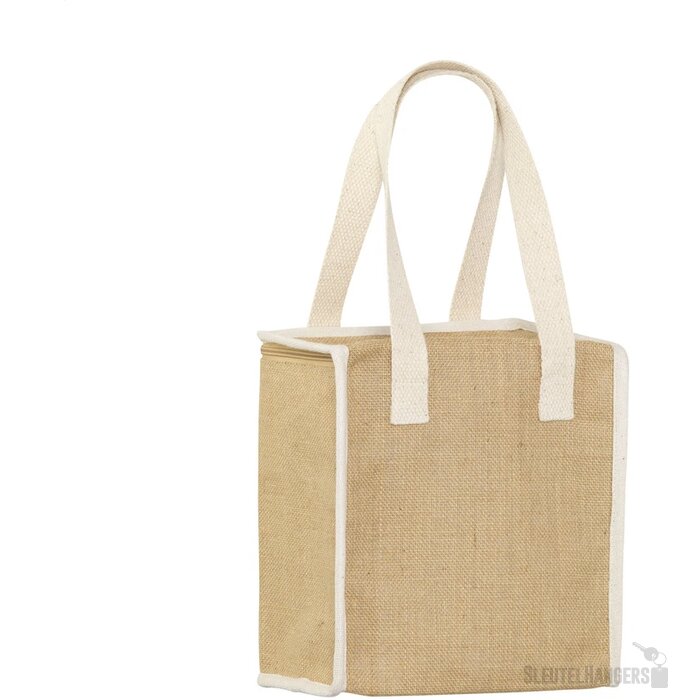 Duurzame Koeltas Van Jute/Katoen Naturel