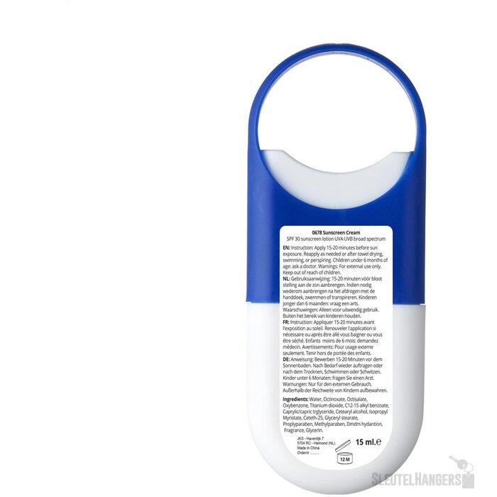 Zonnebrandcreme Met Ophangoog (15 Ml) Blauw