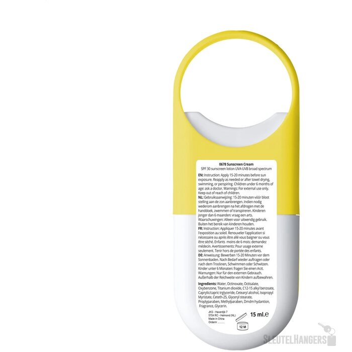 Zonnebrandcreme Met Ophangoog (15 Ml) Geel