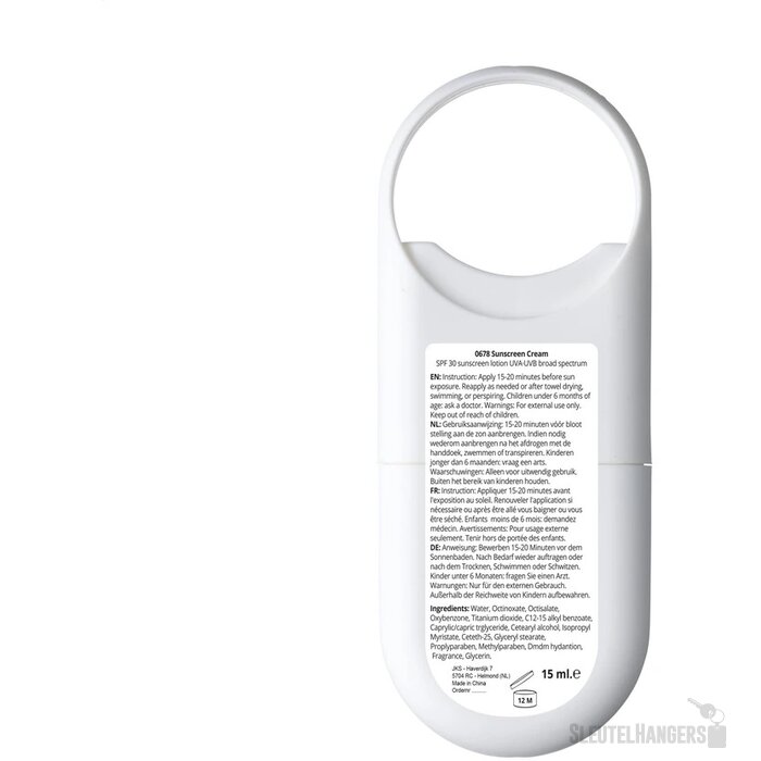 Zonnebrandcreme Met Ophangoog (15 Ml) Wit