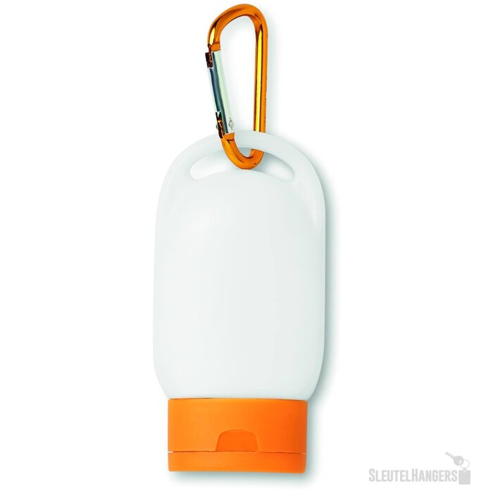 Zonnebrand met karabijnhaak (30 ml) Oranje