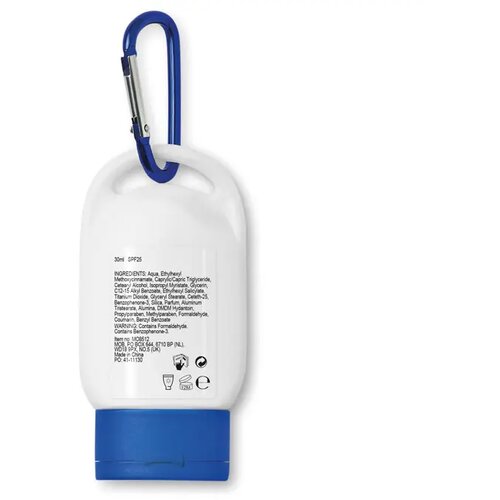 Zonnebrand met karabijnhaak (30 ml) Blauw