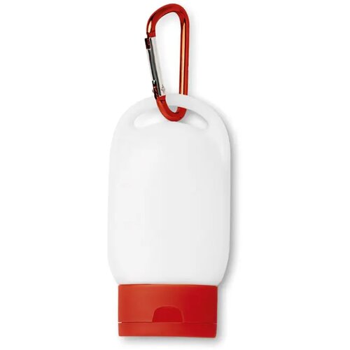 Zonnebrand met karabijnhaak (30 ml) Rood