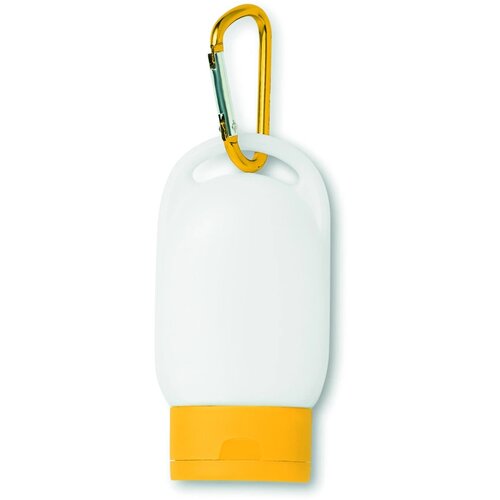 Zonnebrand met karabijnhaak (30 ml) Geel