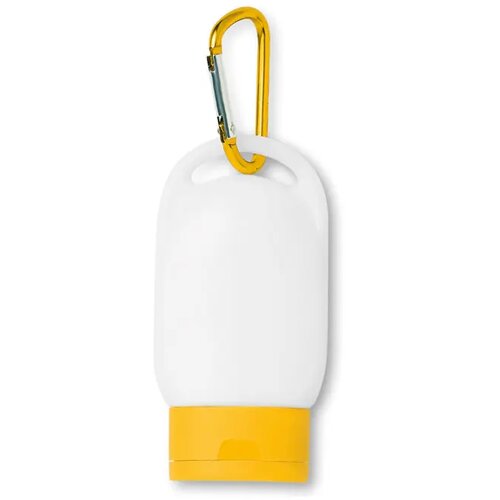 Zonnebrand met karabijnhaak (30 ml) Geel