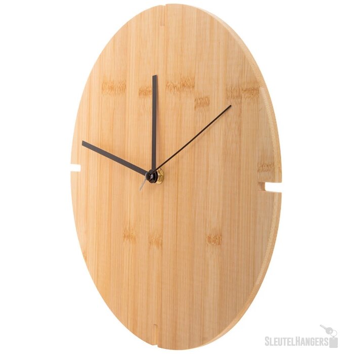 Bamboe Wandklok Naturel