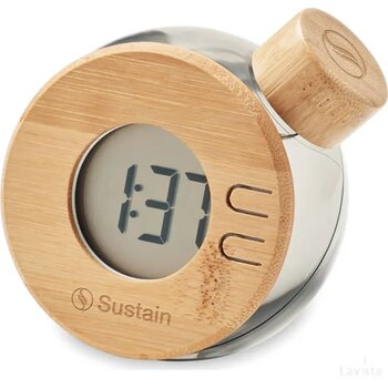 Digitale Tafelklok Op Water Naturel