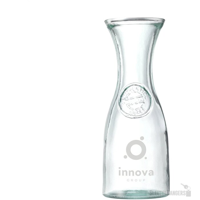 Gerecyclede glazen karaf (800 ml) Transparant