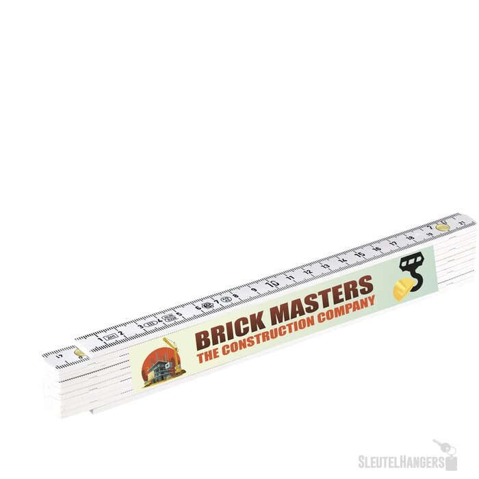 Glasfiber Duimstok 2M Wit