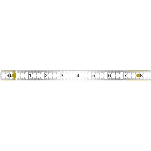 Duimstok 1 meter Perfekt 5 geel