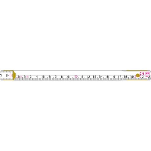 Duimstok 1 meter Perfekt 5 geel