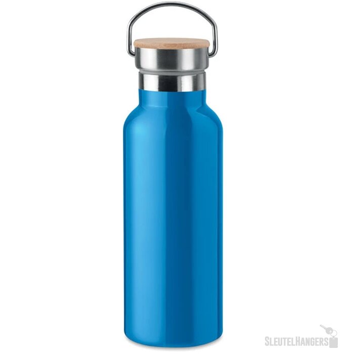 Dubbelwandige thermosfles Turquoise