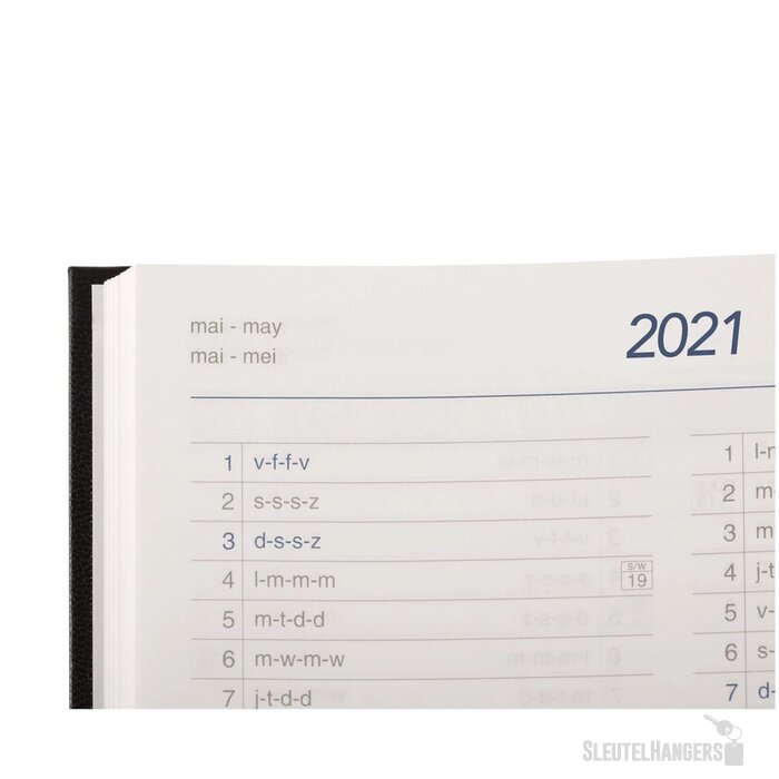 Eurodirect Agenda 4-Talig Blauw