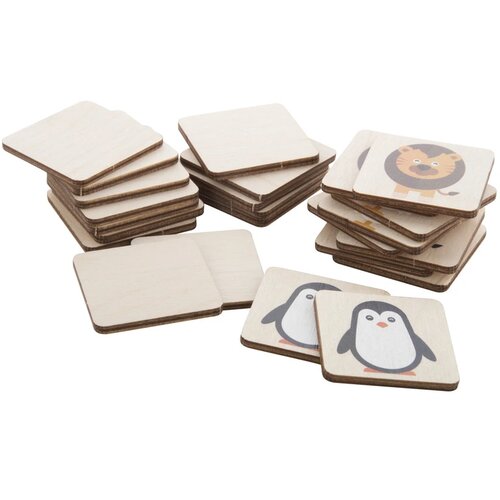 Memory Spel Met 24 Kaartjes Naturel