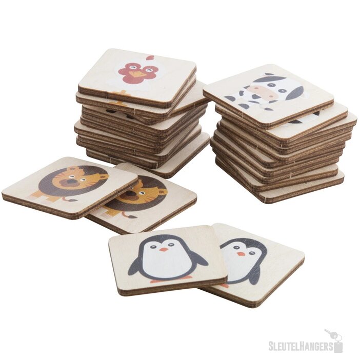 Memory Spel Met 24 Kaartjes Naturel